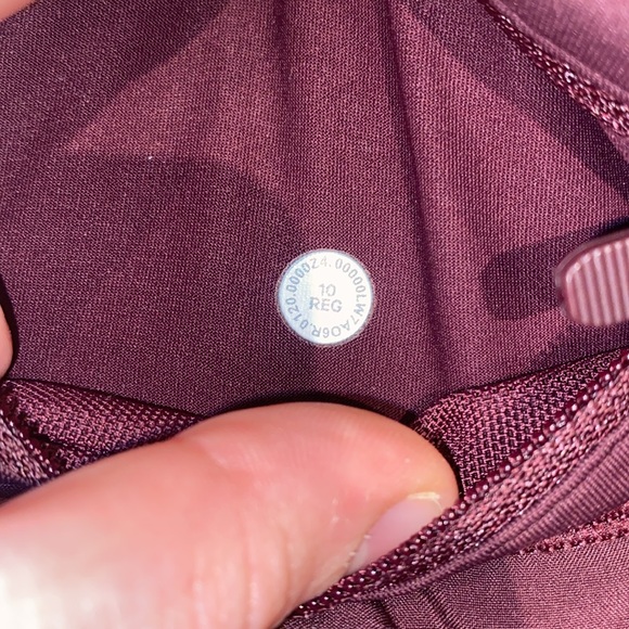 Lululemon Shorts in burgandy - Picture 3 of 3